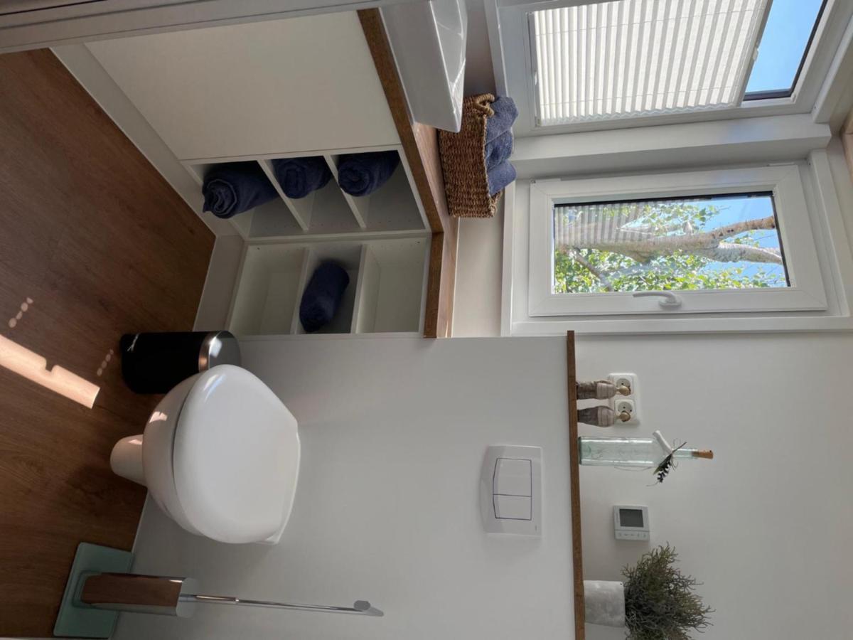 Vila Tiny House Moritz Fedderwardersiel Exteriér fotografie